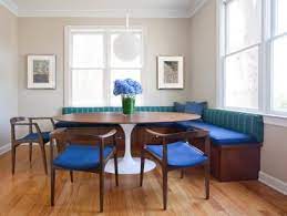 7 coastal breakfast nooks for cozy quick meals. Breakfast Nook With Midcentury Modern Banquette Modern Banquette Nook Dining Set Modern Breakfast Nook