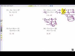 The two types of exponential functions are exponential growth. How To Solve Systems Of Equations Elimination 2 Youtube