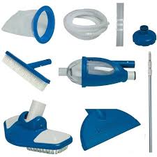 Pool Maintenance Kit Cleaning Swimming Vac Pole Heads Brushes Hose Skimmer Net Pool Cleaning Tools Pool Kits Swimming Pool Kits