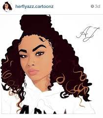 Pin By Gg On Melanin Magic Natural Hair Art Curly Hair Cartoon Pop Art Girl