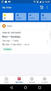 Cara Memesan Tiket Kereta Kai Di Tiket Com Nekopencil Tiket Kereta Passenger