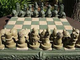 Wondering if anyone has any plans or advice on a diy chess table? Diy Garden Chess Board Your Projects Obn