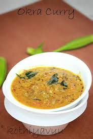 Vendakka Puli Recipe Palakkad Style Okra Ladies Finger Tamarind Curry Recipe Kothiyavunu Com Okra Curry Curry Recipes Vegetarian Dishes