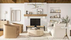 See more ideas about front room, fireplace, house interior. 16 Ideas For Living Room Layouts With A Fireplace Modsy Blog