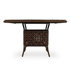 Dimensions table 48l x 48d x 36h color: Lloyd Flanders Haven Square Vinyl Wicker 48 Dining Table 43048
