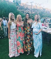 Fun Mix Of Mu For These Wedding Guest Cuties Mumuweddings Bridesmaid Dresses Boho Summer Wedding Outfits Bohemian Style Bridesmaid Dresses