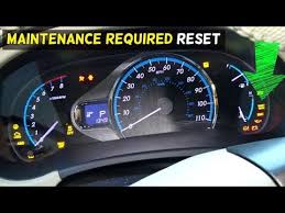 When you push the odo/trip button it will cycle through: How To Reset Maintenance Required Light On Toyota Sienna Youtube