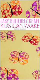 Super Easy Butterfly Craft Butterfly Crafts Spring Crafts For Kids Summer Crafts For Toddlers