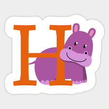 Learn the spanish alphabet, with background on pronunciation and how the alphabet has changed over the centuries. Alphabet Letter H Design For Kids Funny Sticker Teepublic
