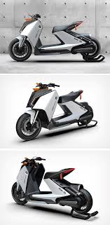 this bmw motorrad e scooter concept is all about clean aesthetics and clean energy e scooter scooter design bmw