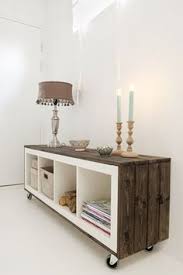 Kallax Regal Mit Holz Verschonern Furniture Hacks Ikea Diy Furniture