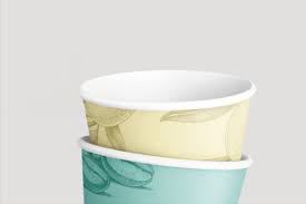 Introducing you to a completely customizable mockup of cosmetic cream tube & box. Ice Cream Paper Cup Mockup Ice Cream Packaging Packaging Mockup Paper Cup