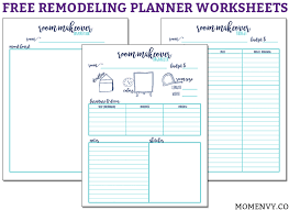 From planning, extensions, new kitchens and bathrooms, renovation planner can help you enjoy we get it, planning an extension, designing a new kitchen or installing a new bathroom can be a. Remodeling Planner 3 Worksheets To Plan Out Your Next Makeover