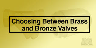Choosing Between Bronze And Brass Valves Valveman Com