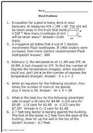 What Are Some Good Math World Problems For 8th Graders 8th Grade Math Problems Word Problems Math Word Problems