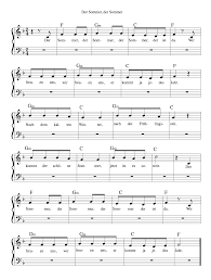 Ein Kleines Einfaches Sommerlied Sommerlieder Kinder Lied Gitarre Lieder