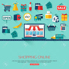 Many online shopping sites offer free international shipping, which can save you a fortune when thankfully, there are online shopping sites that offer free international shipping. Online Shopping Concept Background With Place For Text Flat Royalty Free Cliparts Vectors And Stock Illustration Image 42665444