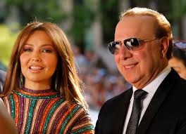 Aseguran que Thalía y Tommy Mottola estarían separados