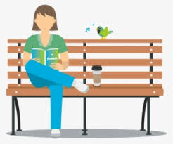 People sitting on bench silhouette. Woman Sitting On A Wooden Bench With A Take Away Coffee Family Sitting In Bench Clipart Png Image Transparent Png Free Download On Seekpng