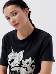 T-särk trükisega Tom and Jerry Värvid dark grey