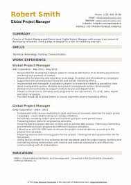 This mba resume protocol will help you transform your resume into a brilliant showcase of your finest accomplishments. Global Project Manager Resume Samples Qwikresume