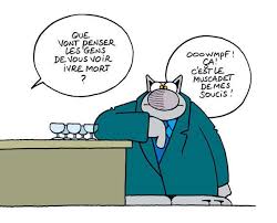 Sophie Un Beignet Roger Un Muscadet Le Chat Geluck Image Humour Chat Humour
