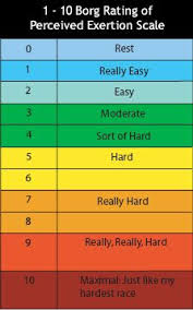 Borg Rpe Scale High Interval Training Fitness Tips Fitness
