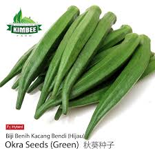 Kacang hijau ditanam dengan cara ditunggal dan ditanam 2 atau 3 biji per lubang. Kimbee Farm Okra Seeds Green F1 Hybrid Ladies Fingers Biji Benih Kacang Bendi Hijau ç§‹è'µç§å­ ç¾Šè§'è±†ç§å­ Lazada