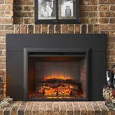 Antique gas fireplace insert ceramic heater french country victorian shabby chic home decor rustic farmhouse ornate metal amazing detail. Greatco Electric Fireplace Insert 36 Or 42 Chimney Cricket
