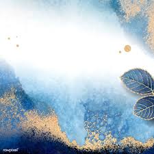 download premium vector of blank leafy blue frame vector 1212034 blue frames flower background wallpaper watercolor background