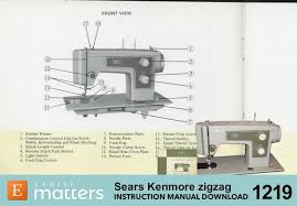 I have been sewing and traveling to boston and working, so it isn't as if i have been slacking. Kenmore 1219 148 12190 148 12191 Zigzag Sewing Machine Etsy