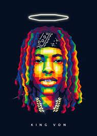 Hd wallpapers and background images O Block King Von Wallpaper Cartoon