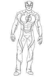 Free Easy To Print Flash Coloring Pages In 2020 Superhero Coloring Pages Coloring Pages Superhero Coloring