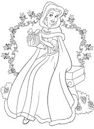 Color christmas coloring pages and pictures online with this great free coloring app for kids. Christmas Disney Princess Coloring Page Disney Princess Coloring Pages Princess Coloring Pages Belle Coloring Pages