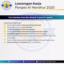 Scopri ricette, idee per la casa, consigli di stile e altre idee da provare. Lowongan Kerja Ponpes Al Ponpes Al Manshur Kediri Facebook