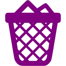 Recycle bin empty icon 256x256px ico png icns free download icons101 com. Purple Full Trash Icon Free Purple Trash Icons