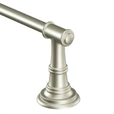 From large, open master baths to minimalist powder rooms; Moen Dn9124bn Ellsworth 24 Inch Singe Towel Bar Brushed Nickel Buy Online In Angola At Angola Desertcart Com Productid 35390052