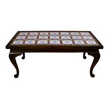Dutch Walnut Tile Top Coffee Table Coffee Table Table Table Top