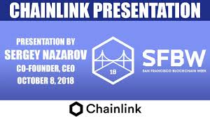 Since we are a fully remote team, we always cherish the time we get to have together. Chainlink Presentation At San Francisco Blockchain Week October 8 2018 Youtube