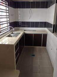 Dewan komuniti/ruang orang ramai, surau/ruang solat, gerai makan/ruang niaga; Perancangan Reka Bentuk Ubah Suai Dapur Dan Kos Untuk Rumah Teres 2 Tingkat Jual Dan Pasang Lantai Kayu Vinyl Pvc Spc Flooring