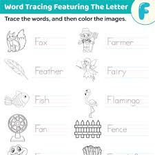To revisit this article, visit my profile, then view saved stories. Trace The Words Start With F Worksheets Momjunction