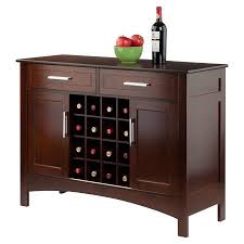 Winsome Gardner Wine Storage Buffet Table Walmart Com Buffet Cabinet Sideboard Cabinet Bar Storage
