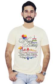Birthday T Shirt Design With Picture Buy Birthday T Shirts Online In India With Custom Photo Printing Printland Personalized T Shirts Shirt Print Design Customise T Shirt