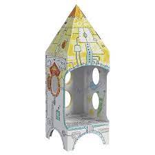 Pagini de colorat de bazic. Racheta De Colorat 3d Din Carton Creatoys