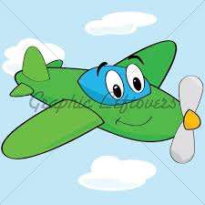 Cartoon Airplane Cartoon Airplane Free Hand Drawing Cartoon
