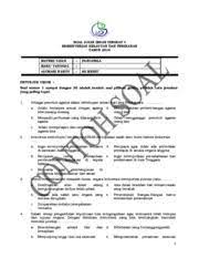 Contoh Soal Ujian Penyesuaian Image By Benj8hmbo