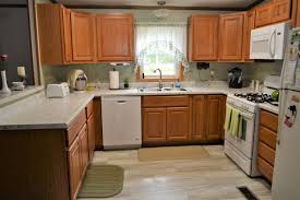 Laminate Countertop Ultra Form Edge Detail Coved Backsplash Carrara Bianco Color Cabinet Kitchen Oak Cabinets