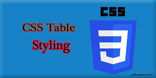 How To Style Html Tables With Css Why We Use Css Although We Can Use Html Tables Is Because In The Html Table A Table Based P In 2020 Css Table Css
