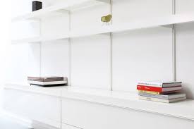 Rosewood diplomat model modular bookcase system conceived as a minimal and contemporary bookcase to breakup the plane of the wall, this modular system, is versatile as a modern room. On On Updates Shelving System With New Modular Components