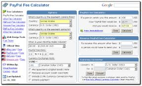This fee is deducted from the total payment received by you. Ppcalc Online Paypal Fee Conversion Calculator And More Donationcoder Com